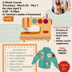 Sewing Knits - In Person Spring 2026
